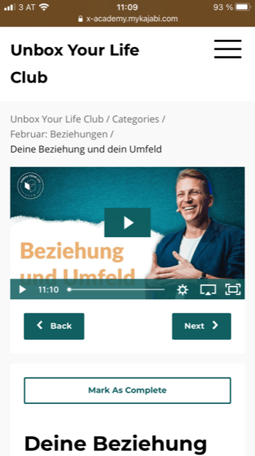 Unbox your Life Online Club anmelden